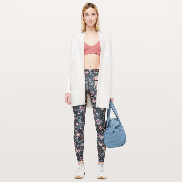 Lululemon Athletica Wunder Under Floral Patterned Leggings Size 4 - Picture 5 of 9